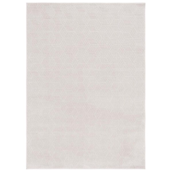 Safavieh 6 ft. 7 in. x 9 ft. Pattern & Solid 400 Contemporary Rectangle Rug Beige PNS410B-7 - main